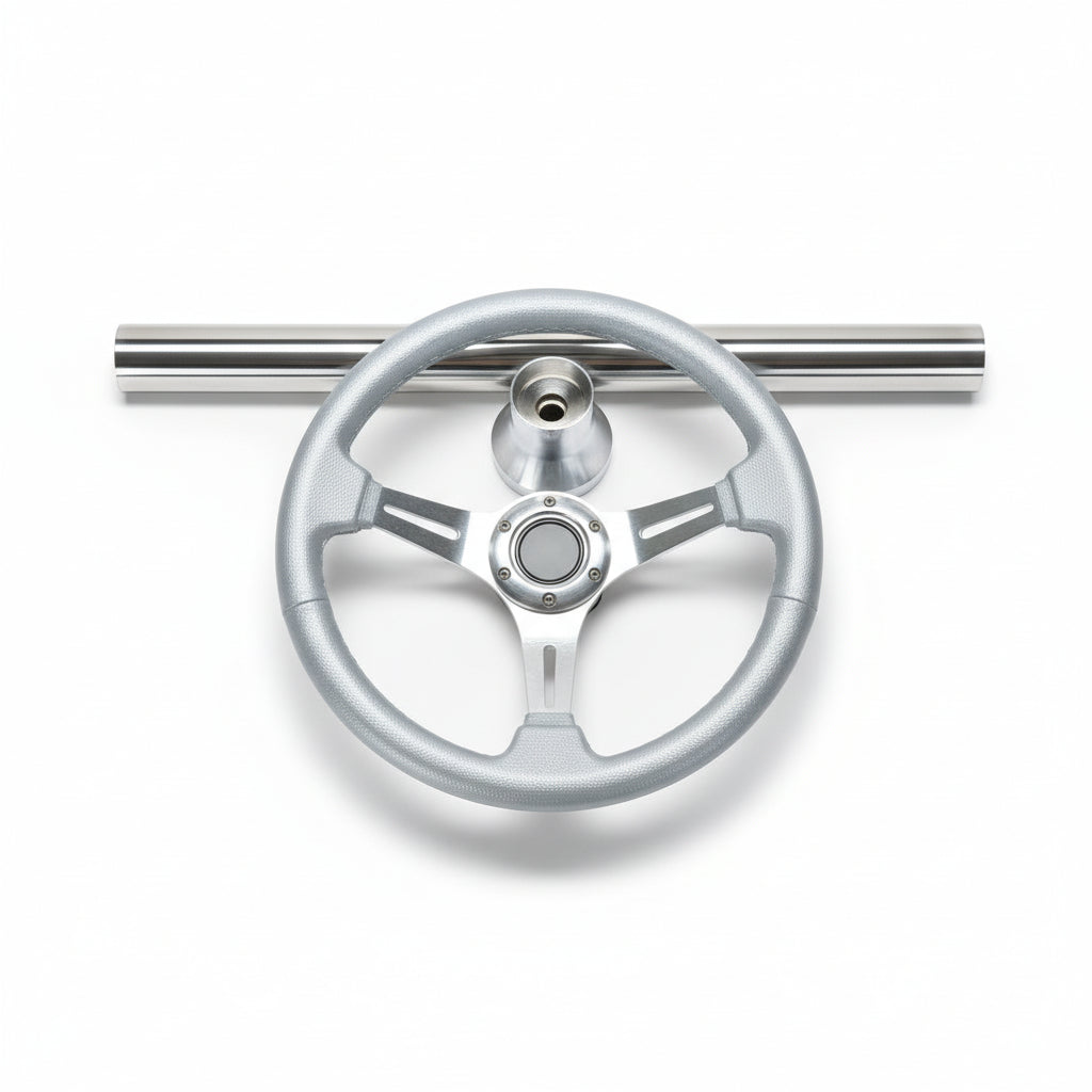 Silver Steering Wheel Kit