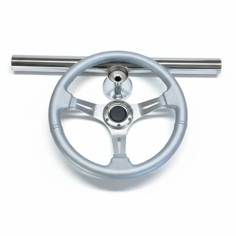 Silver Steering Wheel Kit