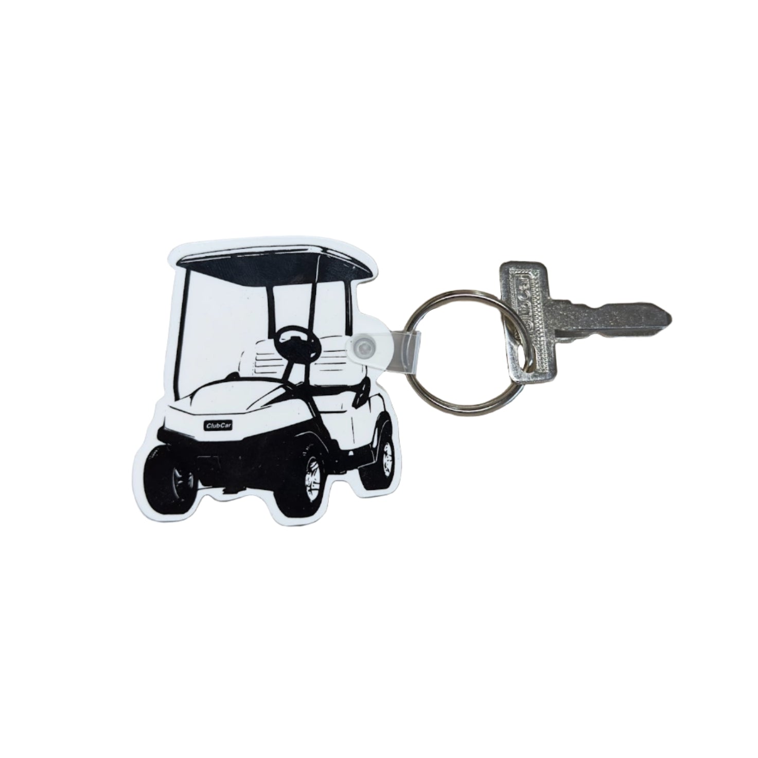 (2) Club Car Keys w/ Fobs