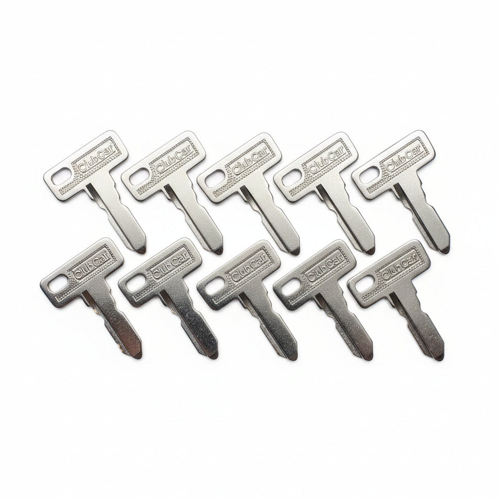 (10) Club Car Keys